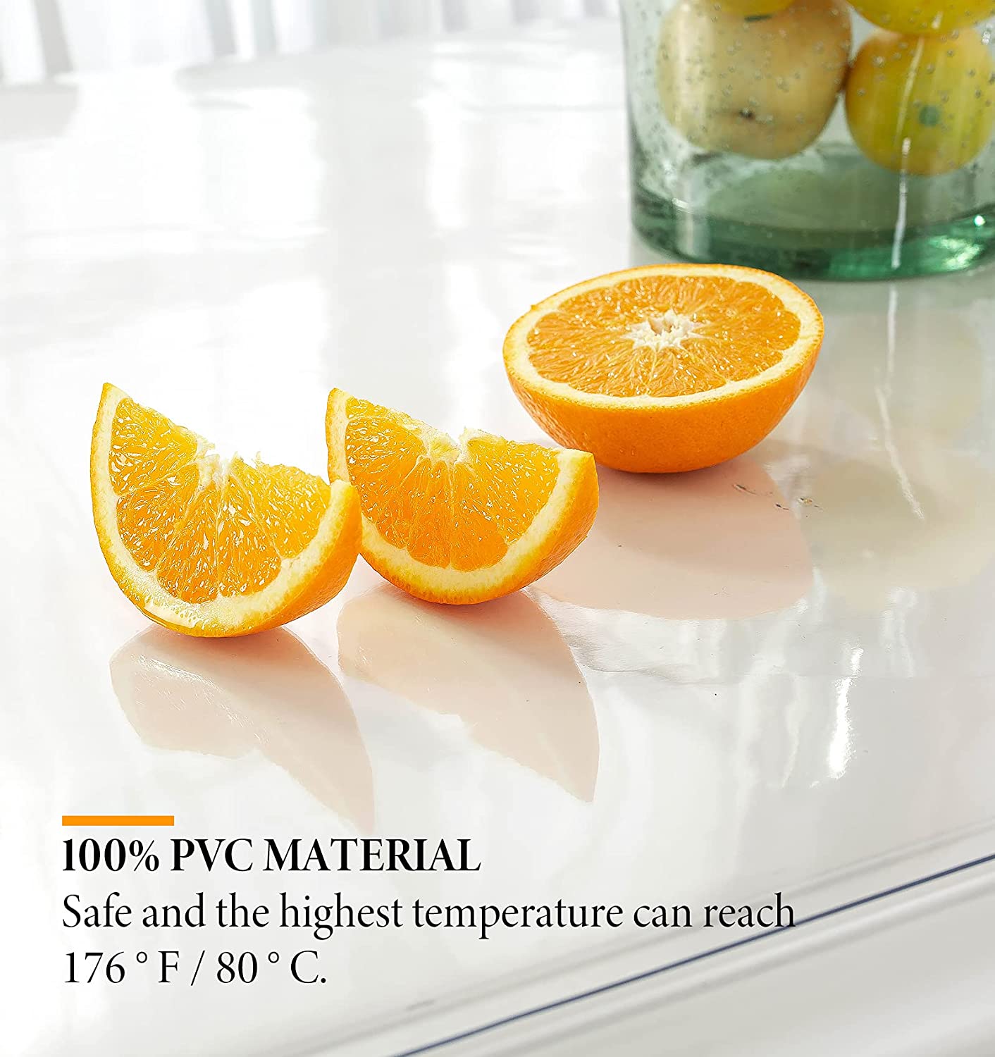 AGEE HOME DECOR 2MM PVC Transparent Dining Table Cover Protector