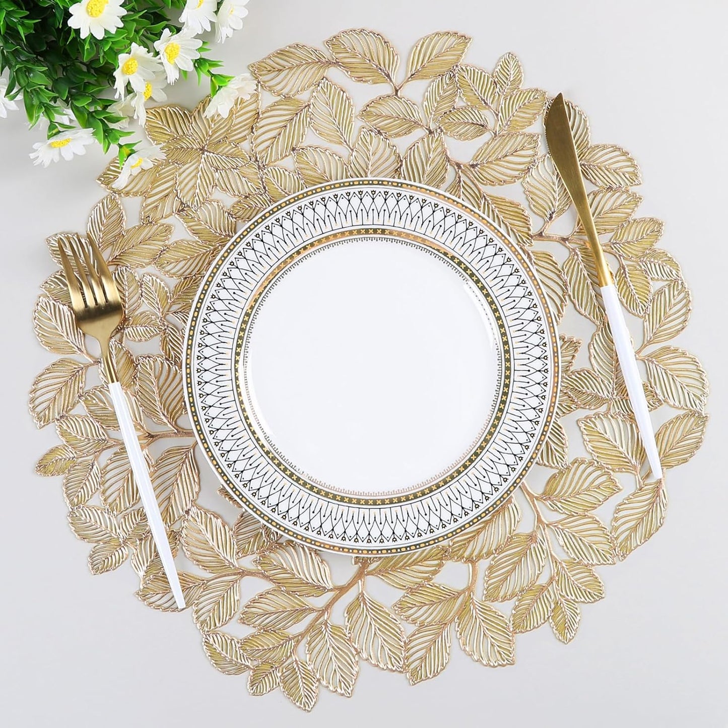 Flower Placemats Set of 6pcs