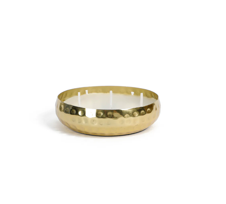 Brass Auspicious Bowl Candle