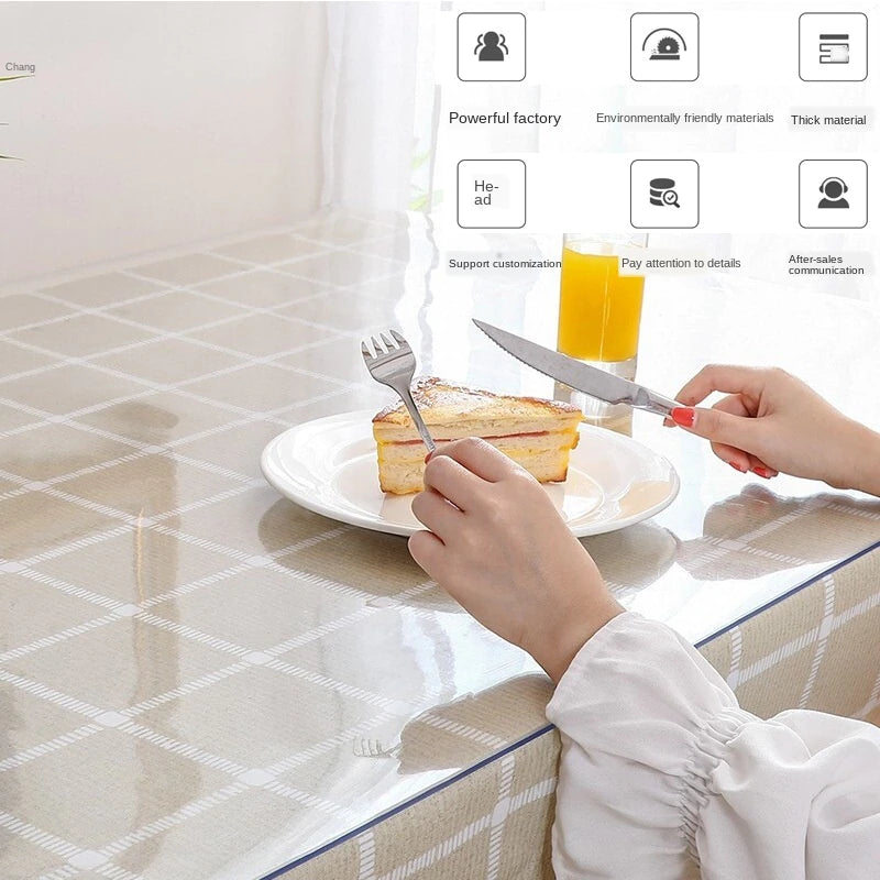 3MM extra thick PVC Table Cover Protector. Customisation available