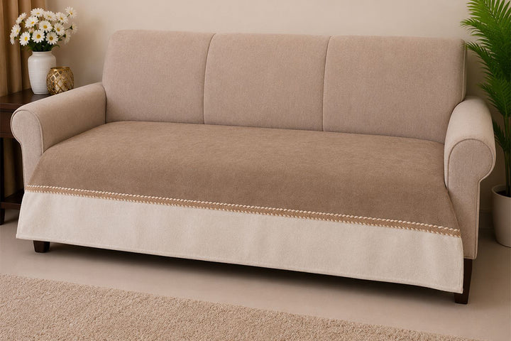 Brown Beige Cream neutral-toned Custom Sofa Cover for 2, 3 & 4 Seater Sofas
