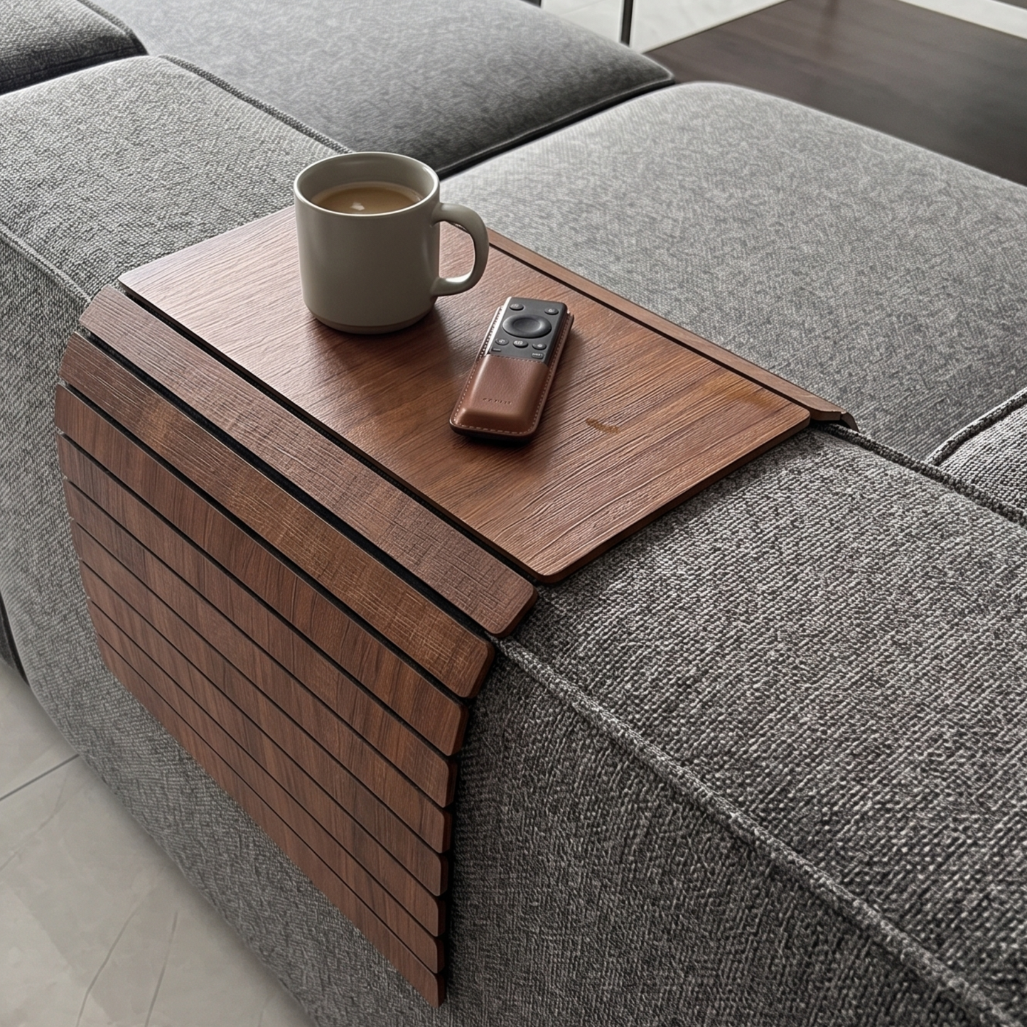 Wooden Flexible Sofa armrest tray | Sofa, couch, Bed Accessary Tray