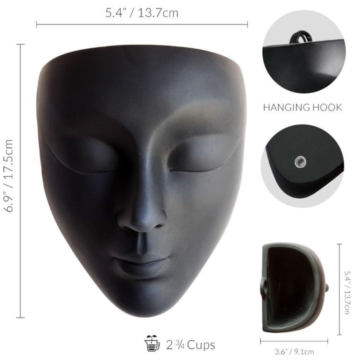 Black Head Planter
