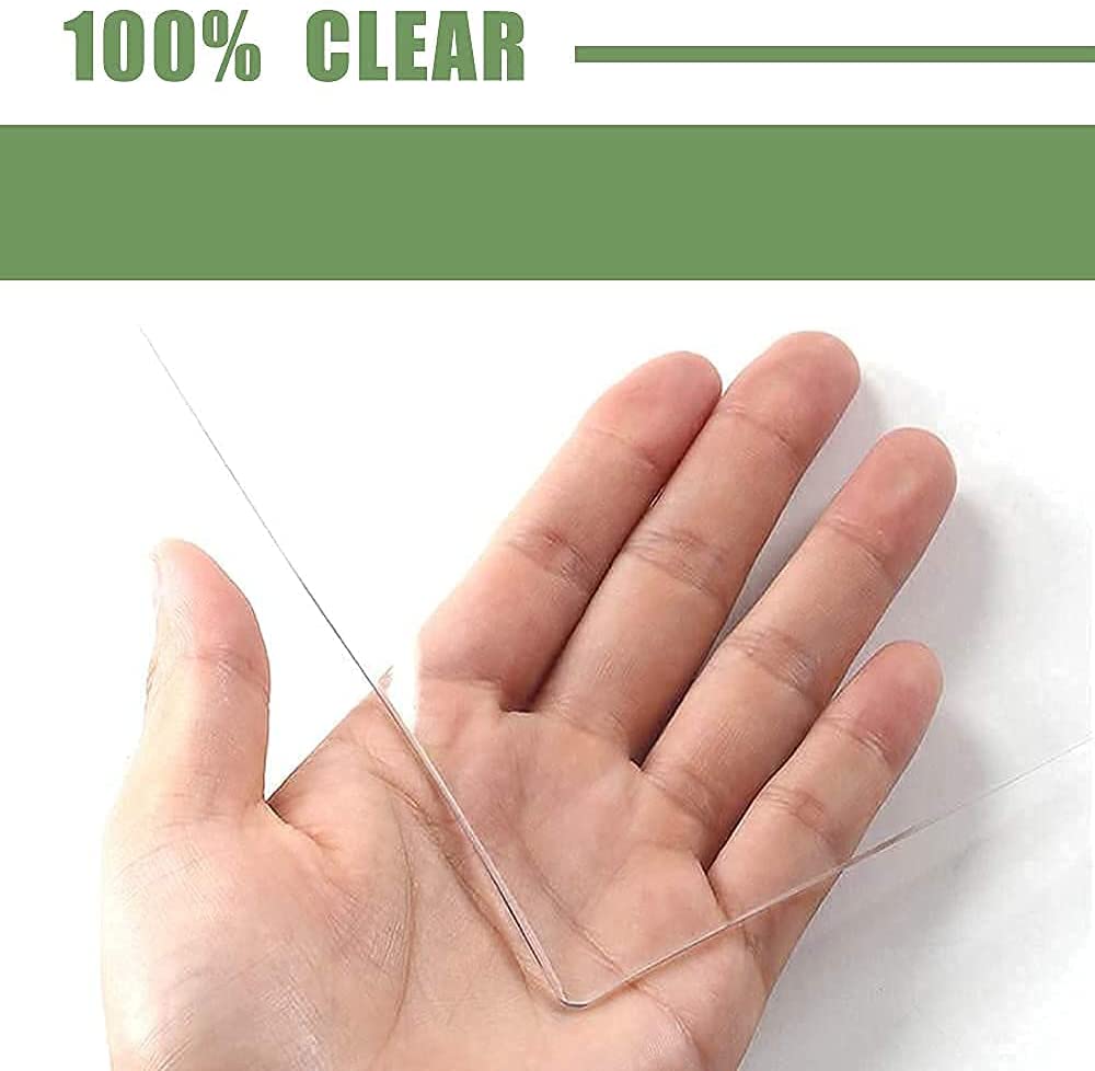 Extra Thick 3mm PVC Table Cover – Clear Protector for Premium Marble & Wooden Tables