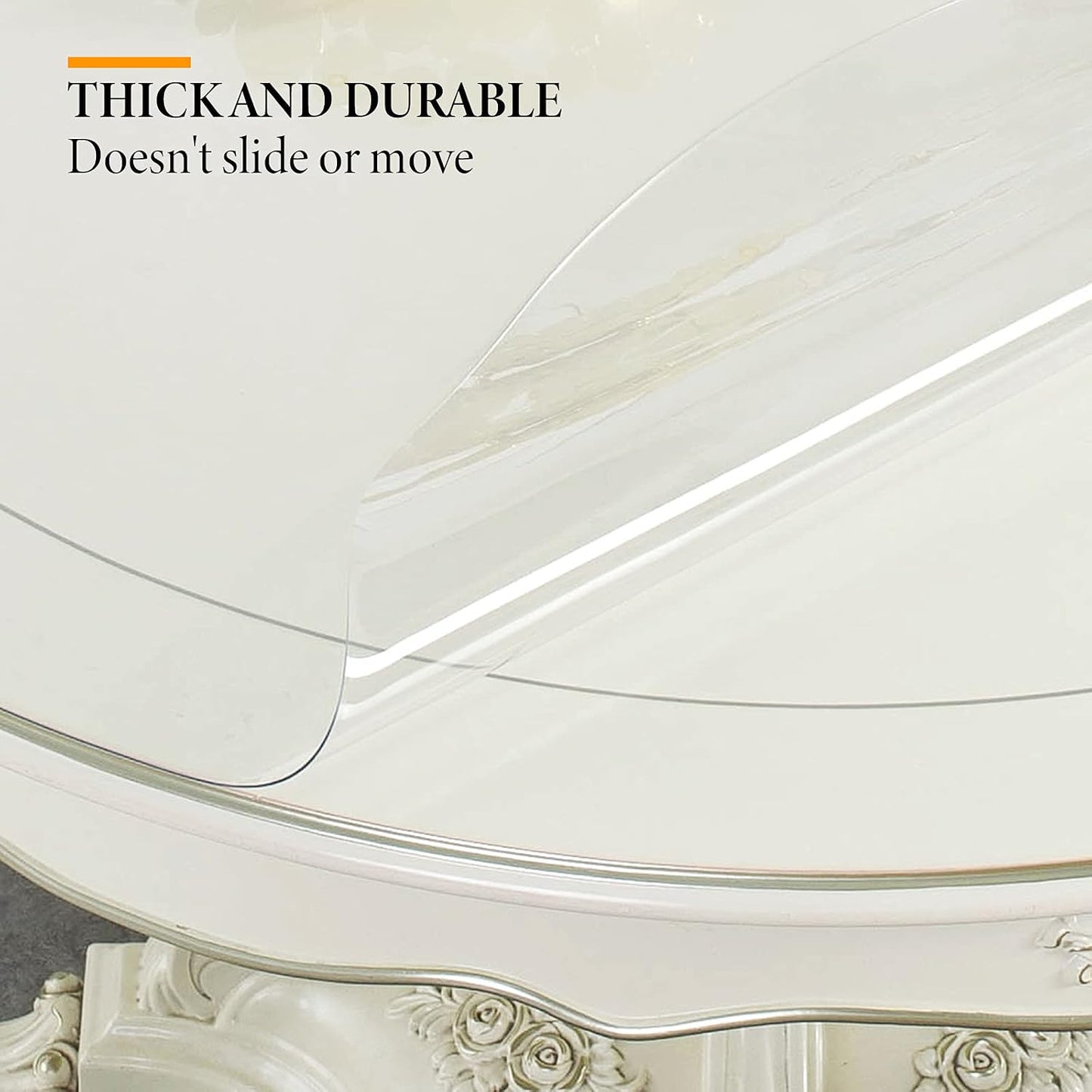 Round PVC Table Top Protector (2mm Thick)