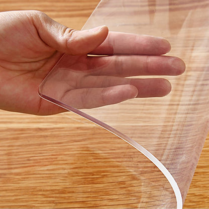 transparent dining table cover waterproof