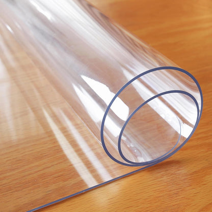 Extra Thick 3mm PVC Table Cover – Clear Protector for Premium Marble & Wooden Tables