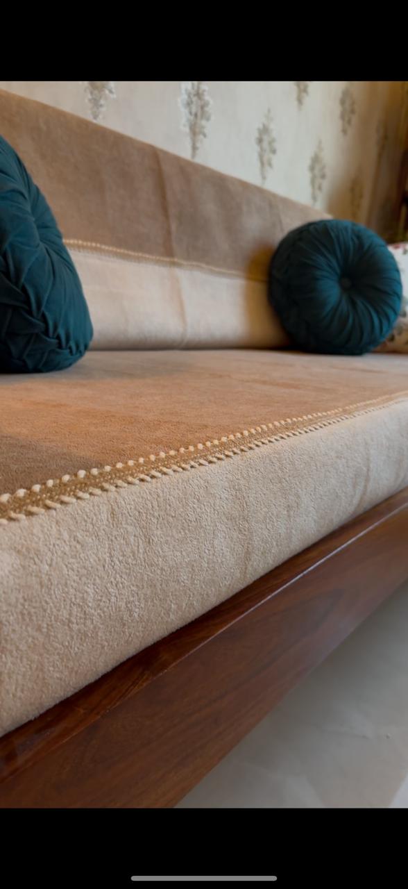 Brown Beige Cream neutral-toned Custom Sofa Cover for 2, 3 & 4 Seater Sofas