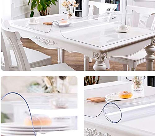 PVC Table Top 2MM Thickeness Protective (1.5* 3.5 feet) 18X42 inches