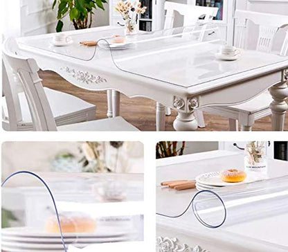 PVC Table Top 2MM Thickeness Protective (1.5* 3.5 feet) 18X42 inches